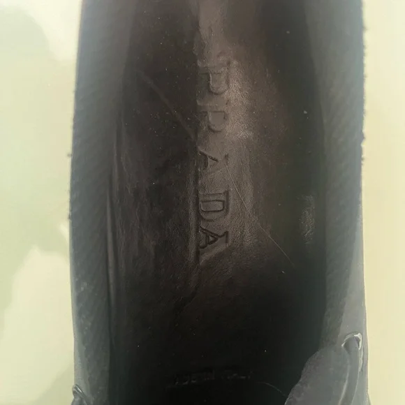 Prada Women's Black Leather Loafers - Picture 3 of 3